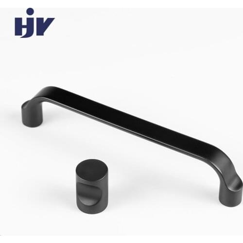 HJY Modern Kitchen Cupboard Wardrobe Door Pulls Furniture Handle Zinc Alloy Cabinet Pull Drawer Knobs Hardware Handles Z450