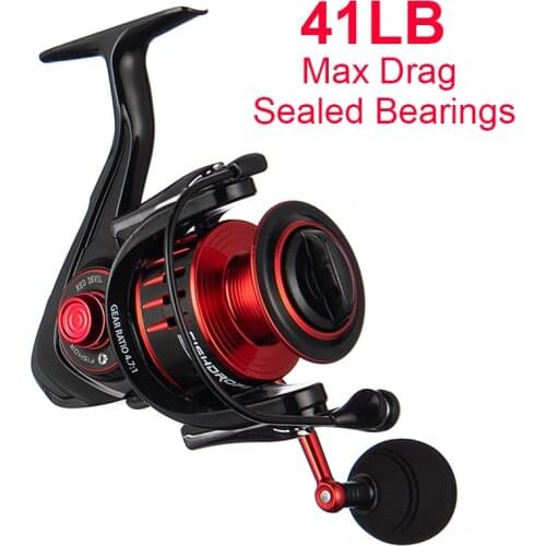 2021 New Max Drag Power 41LB Fishing Reel Carbon Washer Fishing Spinning Reel Spinning Baitcasting Reel Carp Fishing Lure Reels
