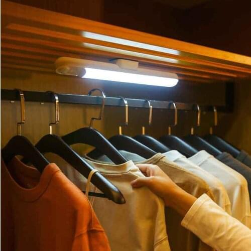 LED Desk Lamp Hanging Magnetic USB Charging Cabinet Light Stepless Dimming Bar Closet Night Light Wardrobe Lighting