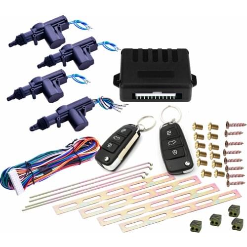 Universal Car Power Door Lock Actuator 12-Volt Motor (4 Pack) Car Remote Central control Locking Keyless Entry System