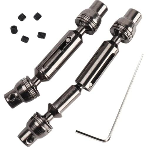 Upgrade Parts Silver Metal Drive Shaft For WPL & MN RC Crawler Succession Universal Rotating Shaft Exquisite Workmanship