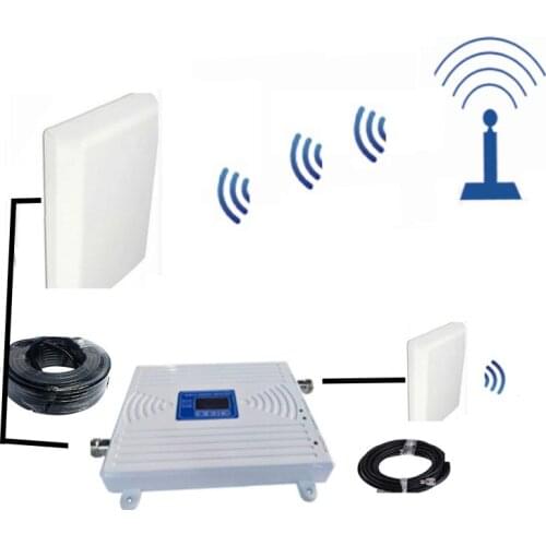 B2 B5 B4 USA 4G Signal Booster Voic 2G 850mhz+1900Mhz+1700Mhz Booster Lte 4G Repeater Fdd Amplifier for AT&T Sprint Verizon