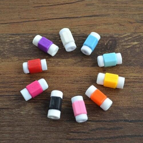 10 Pcs/lot Cable Protector for Original iPhone Cable Charger USB Cable Winder for iPhone x 8 6 7 Data Cable Organizer Cord Saver