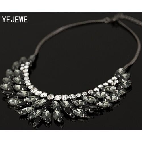 2018 New Brand Luxury Crystal Necklaces & Pendants Eyes Resin Choker Statement Necklace Valentines Day Women Jewelry #N007