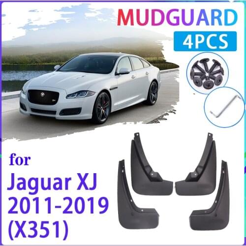 4 PCS Car Mud Flaps for Jaguar XJ X351 2011~2019 Mudguard Splash Guards Fender Mudflaps Auto Accessories