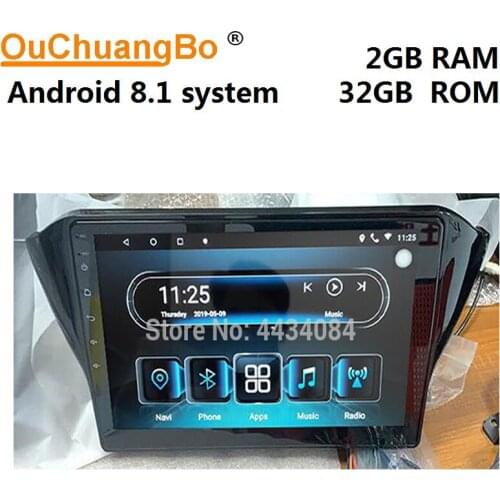 Ouchuangbo 10.1 inch car audio multimedia gps radio stereo for Geely emgrand X7 support 8 core 1080P mirror link android 8.1 OS