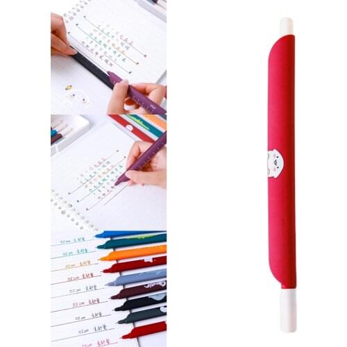 Colorful Animals Gel Ink Pen 0.5mm Fine Ballpoint Pen Writing Pen f/ Student