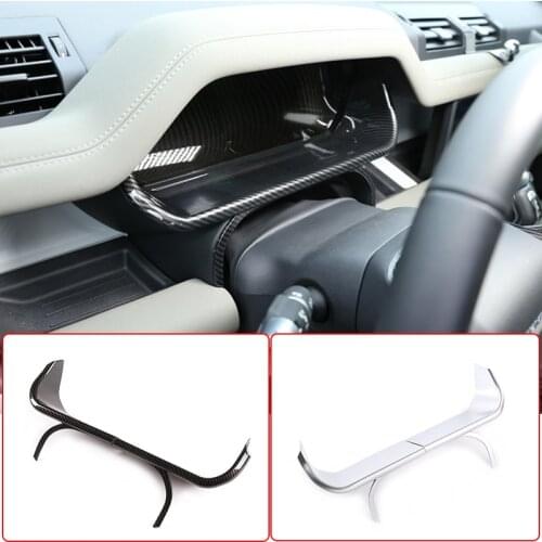 For Land Rover Defender 110 130 Dashboard Decoration Frame Cover Carbon Interior Mouldings Car Modification Sticker Accessories