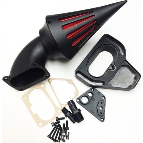 For 2002 TO 2009 Honda VTX 1800 R S C N F VTX1800 BLACK Motorcycle Spike Air Cleaner filter 2003 2004 2005 2006 2007 2008