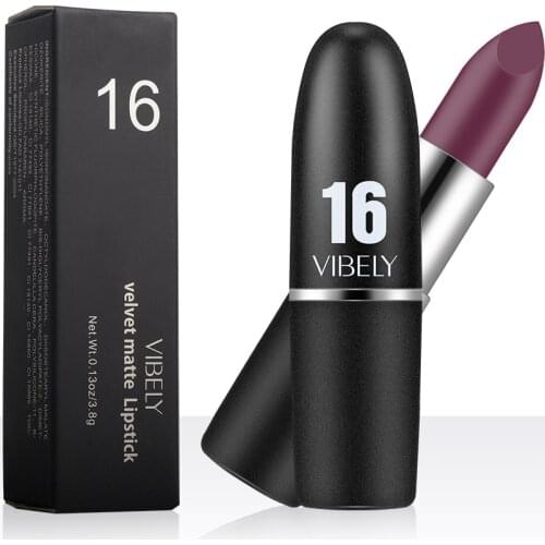 New 29 Color Matte Bullet Head Lipstick Waterproof Long Lasting Makeup Tube Make Up Waterproof Liquid Lip Stick Cosmetic