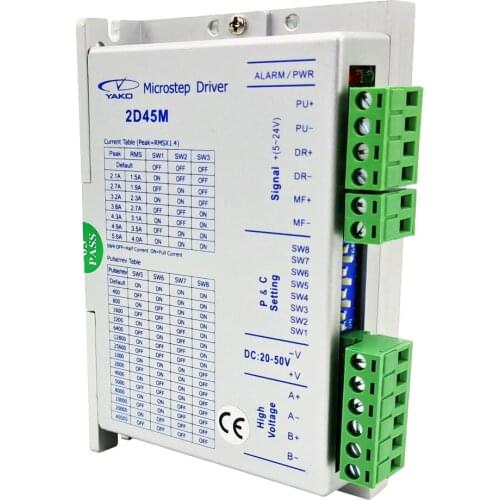 Original YAKO 2D45M 2Phase Stepper Motor Driver For Engraving Machine CNC Router