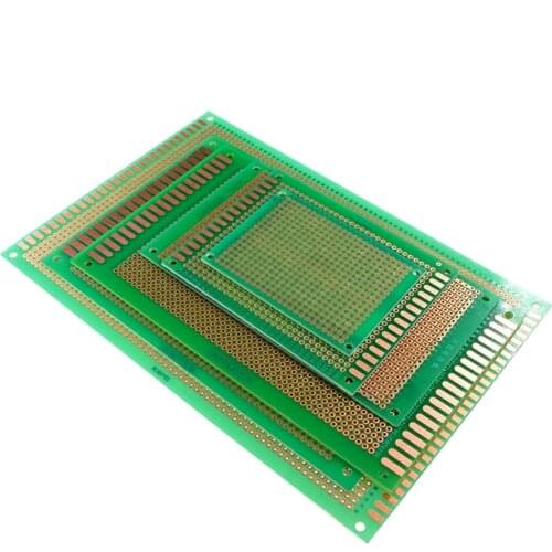 PCB & Breadboard 830 Solder-in Single Side 2.54mm Pitch Protoboard Prototype Universal Printed Circuit Grid Holes Gold Plated