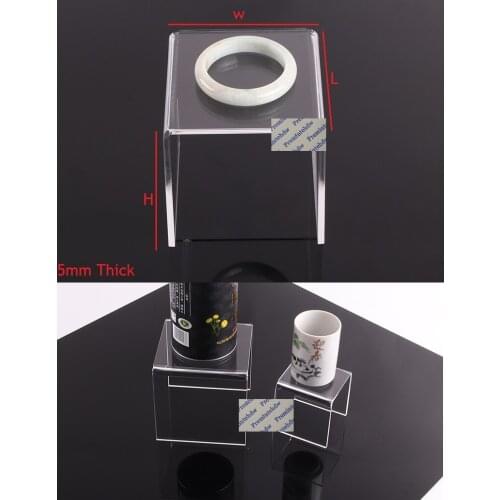 Clear Acrylic U Stand for Display Showcase Shelf Figures Buffets Cupcakes Jewelry Cosmetic Display Stands