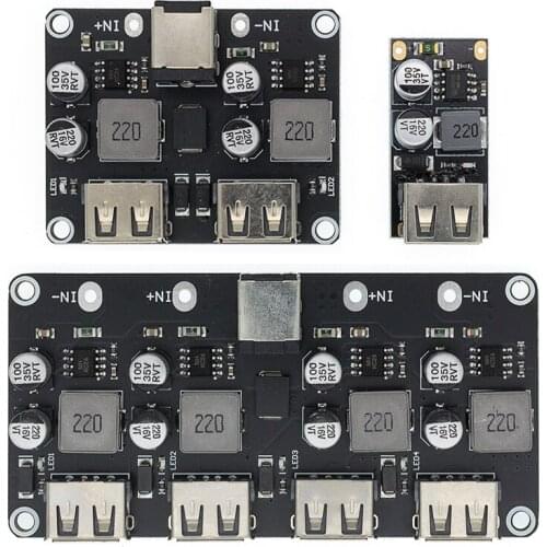QC3.0 QC2.0 USB DC-DC Buck Converter Charging Step Down Module 6-32V 9V 12V 24V to Fast Quick Charger Circuit Board 5V
