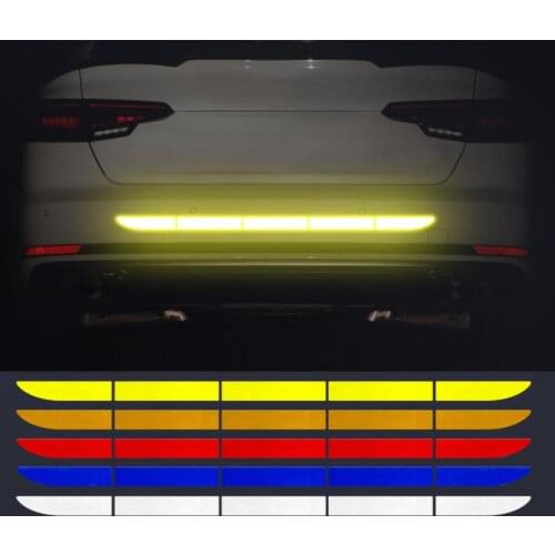 Car Reflective Sticker Warning Strip truck For Hyundai SantaFe Veracruz Mistra Tucson Veloster Rohens AZERA Avante IONIQ