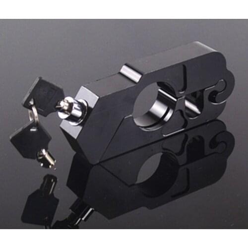 Universal Motorcycle Handle Grip Safety Locks Six colors Motorbike Brake Clutch Levers Protection Locks scooter Security Lock