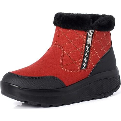 Ms women add flocking boots in winter to keep warm short canister boots comfortable soft warm boots size 39.43 boots, mom