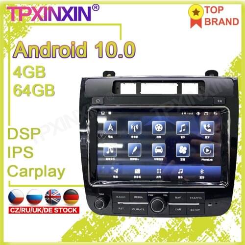 6G+128G Android 10 For Volkswagen/VW Touareg 2010+ Car GPS Navigation Headunit Auto Stereo Radio Tape Recorder Multimedia IPS