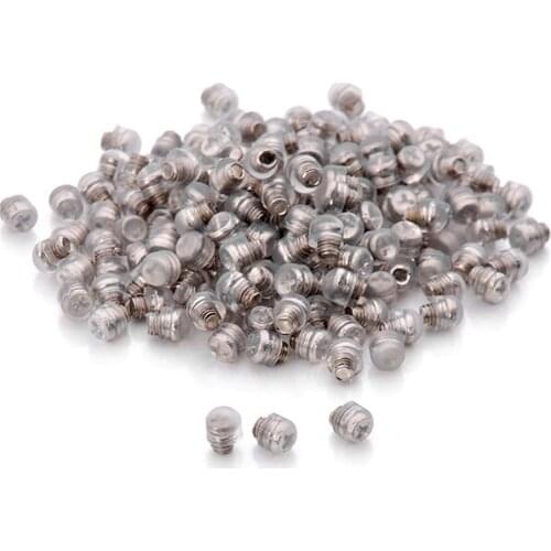 Accessories Bumpers Silenciador 100 pcs/lot Stainless Steel Silencieux Haircutting Styling Scissors Scissors Silencer Parts