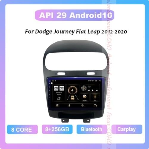 Android 10.0 Octa Core 6+128G Gps Navigation Car Multimedia Player Radio Cooling fan For Dodge Journey Fiat Leap 2012-2020
