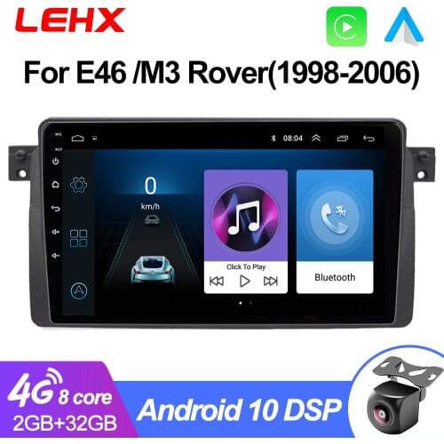 Android Car 9.0 2GB RAM Car Radio Multimedia Video Player For BMW E46 M3 Rover 75 Coupe 318/320/325/330/335 2 Din Radio Stereo