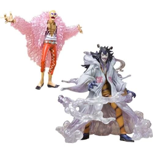Bandai Original ONE PIECE Anime Figures F-Zero Caesar Clown Action Figure Collections Hand-Model Toys Gifts for Boys