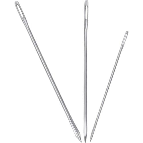 25pcs 3 size 47/46/39mm handmade leather stitching sewing needle stainless steel needle for Leather Bag Sewing