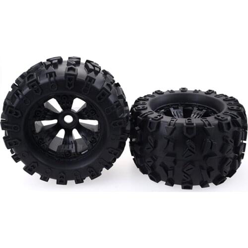 2pcs RC CAR 170mm Wheels Tires for Redcat Rovan HPI Savage XL MOUNTED GT FLUX HSP 1/8 Monster Truck