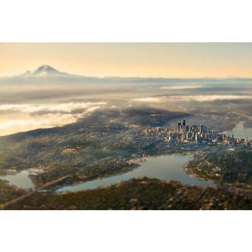 High Spray Beautiful Mountain View Printed Wall Sticker Scenery Canvas Art Picture Wall Sticker Home Decor