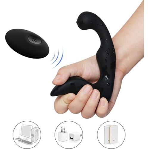 2018 New Wireless Control Male Prostate Massager Anal Vibrator Silicone 9 Speeds Butt Plug Erotic Sex Toys for Men Masturbation