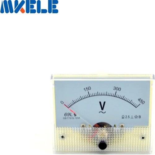 New Arrivals AC 69L9(450V) Analog Voltmeter Analog Panel volt Meter voltage Tester charger doctor Voltimetro Diagnostic-tool