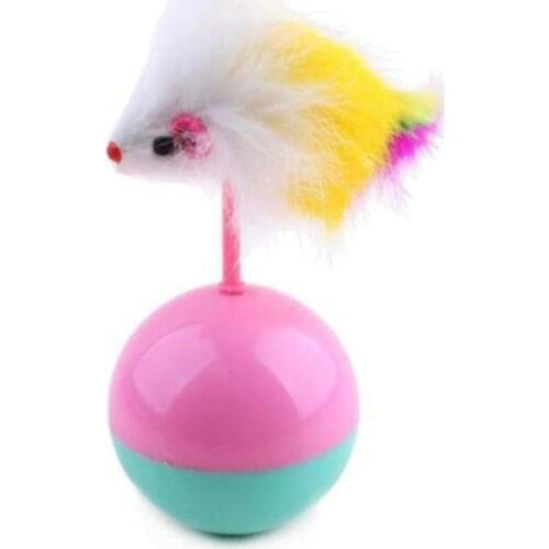 2021 New Season Hot Sale Cat Game Haji Can't Sleep Cat Play Ball Does Not Roll Over Quality Fun Toys for Cats Plush And Hairy