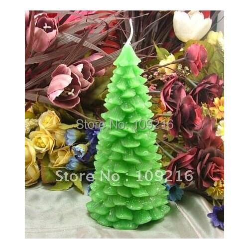 Wholesale!!!New 3D Pine Trees (LZ0005) Silicone Handmade Candle Mold Crafts DIY Mold
