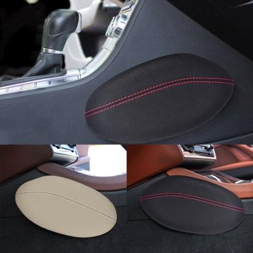 1pc car seat cushion foot support pillow leg support car seat cushion Leather Leg Cushion Knee Pad Thigh Support Pillow Dropship