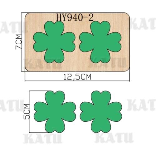 Four-leaf clover cutting dies 2019 die cut &wooden dies Suitable for common die cutting machines on the market
