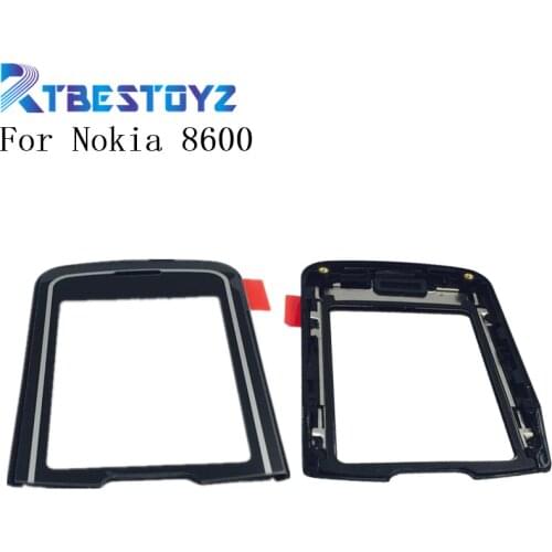 RTBESTOYZ New LCD Front Glass Screen Outer Lens With Frame For Nokia 8600 Luna