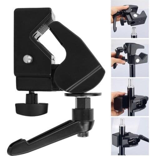 Articulated Magic Arm Crab Claw Clamp Tongs Pliers Clip Studio Flash Bracket for Boom Light Stand Boom Arm Camera Tripod Monopod