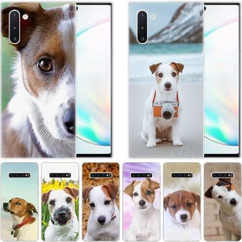 Jack Russell Terrier Dog Silicone Case for Samsung Galaxy Note 10 Pro 9 8 5 M30S M40 S10E S10 5G S9 S8 Plus S7 S6 Edge S5 Cover