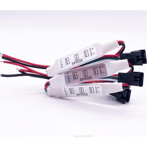 SP002E Manual button3key dc usb mini controllerWS2812BGS1903SM16703WS2811SK6812 Led Strip pixel lamp RGB DC5V DC12V DC24V