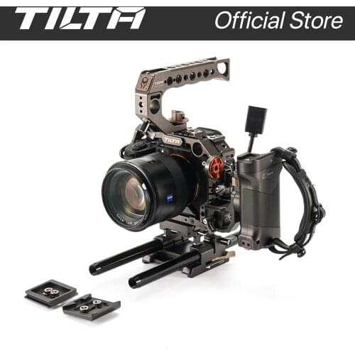 INSTOCK TILTA Camera Cag For Sony A7SIII A7S3 Protect Case Side Handle Lightweight Tilta Gray Cage for SONY A7S3