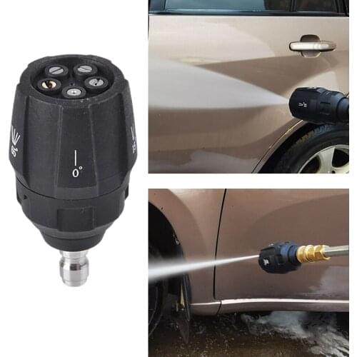Turbo Nozzle Turbo Spray Nozzle Presure Washer Turbo Nozzles 1/4 Inches Quick Connect for Hot and Cold Water
