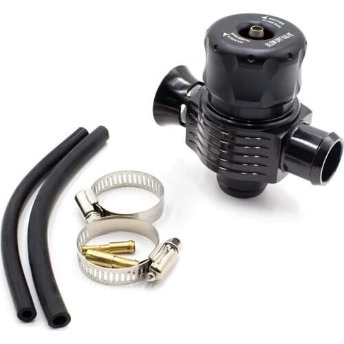 Universal Dual Port Blow Off Valve 25mm (BLACK) Diverter Valve Dump Valve(BOV) /blow dump/blow off adaptor