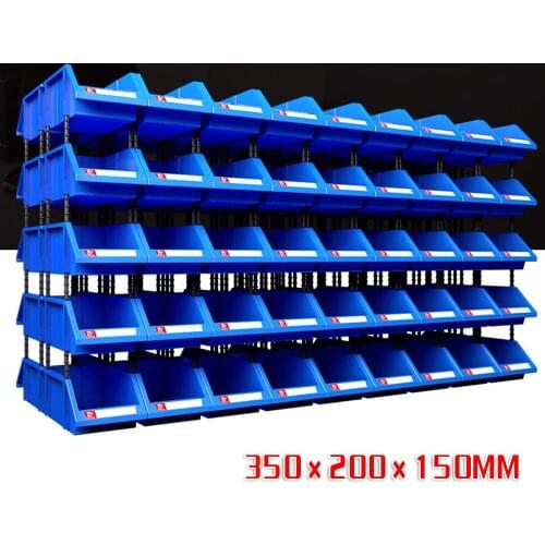 Supplies Storage Box Oblique mouth 350*200*150MM Blue Holder Organizer