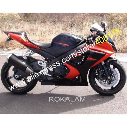 05 06 GSXR1000 K5 Body Kit For Suzuki GSX-R1000 2005 2006 Red Black Race Bike Motorcycle Fairing (Injection Molding)