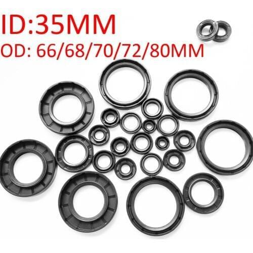 1PC NBR Skeleton Oil Seal TC Nitrile Rubber Ring Gasket 6*16*5 6*16*7 6*17*7 6*18*6 6*18*7 6*19*7 MM