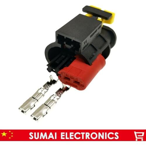 2 Pin Auto High voltage package ignition coil plug,Variable timing valve / VVT solenoid valve plug for Buick,Chevrolet,Haval H6