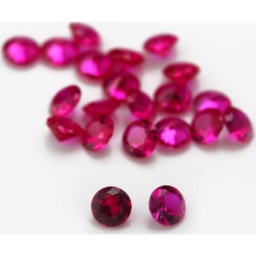 2020 Hot sale 1-3mm gemstone 5# ruby corundum blue spinel green nano gemstone wholesale price china cubic zirconia for jewelry