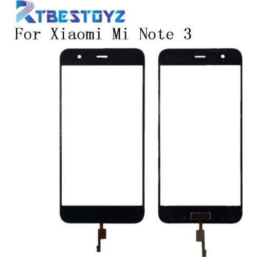 5.5'' Touch Screen Digitizer Sensor Outer Glass Lens Panel With Fingerprint For Xiaomi Mi Note 3 Note3