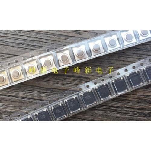 5pcs Free freight Japan within 6 * 6 * 3.1 patch 4 feet touch switch button button switch micro waterproof and dustproof