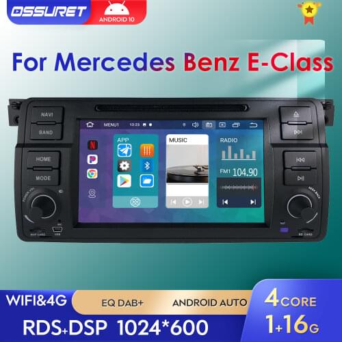 7"Android 10 Car GPS Radio DVD Player for BMW E46 M3 Rover 75 Coupe 1999-2006 Car Multimidia Player Stereo 1G 16G WI-FI RDS EQ